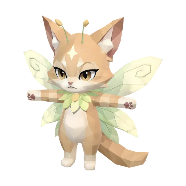 3D model for Leafwing Kitten
