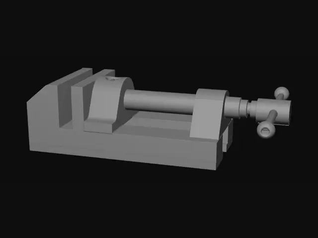 3D model for Bench vise