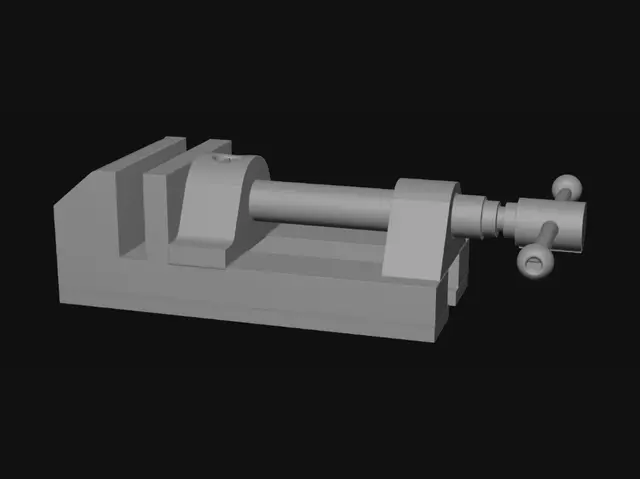 3D model for Bench vise