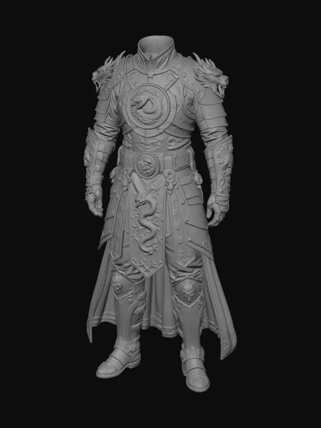 3D model for Dragoncrest Plate Armor