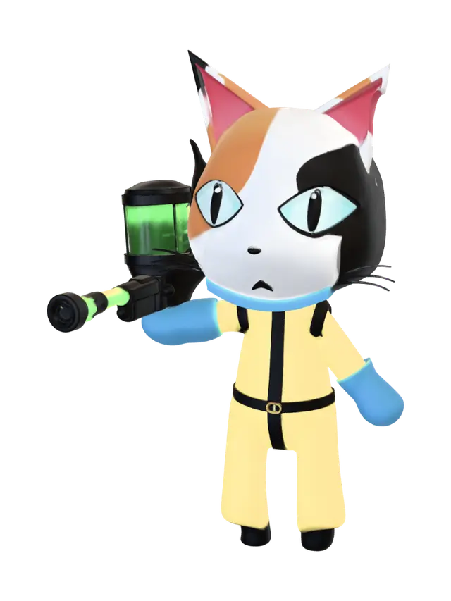 3D model for Calico Cat Ranger