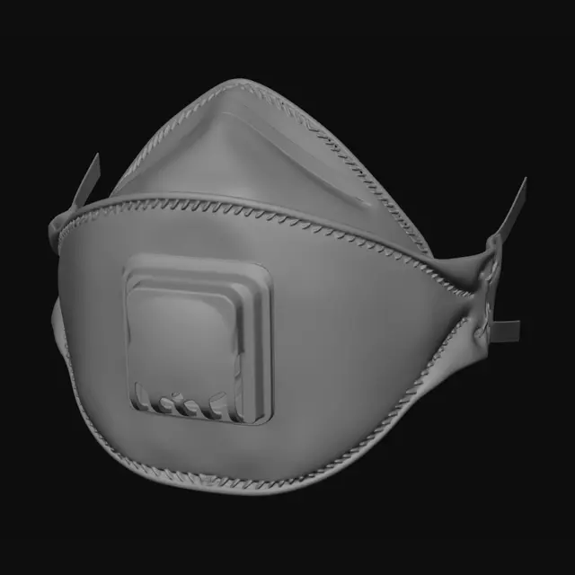3D model for 3M 9332 N95 respirator