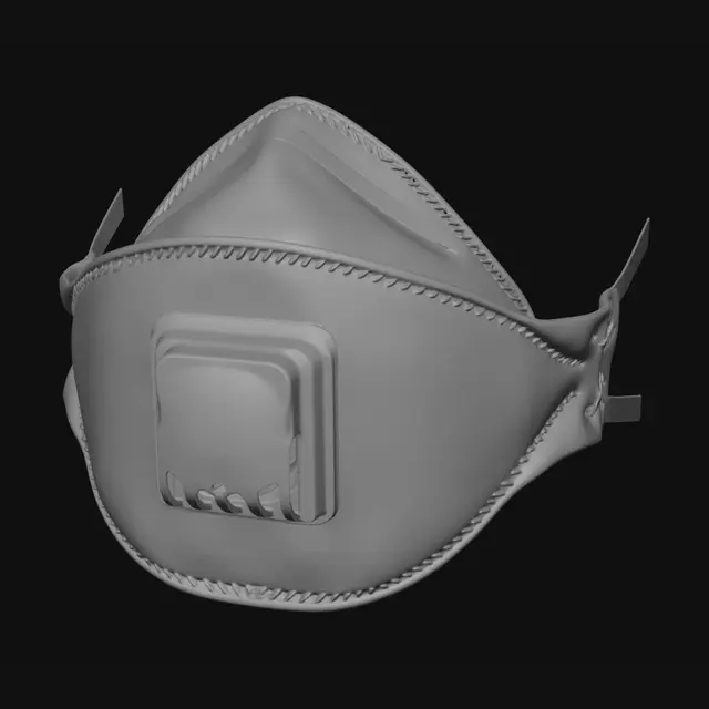 3D model for 3M 9332 N95 respirator