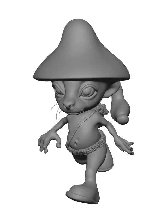 3D model for Realistic Smerf Cat