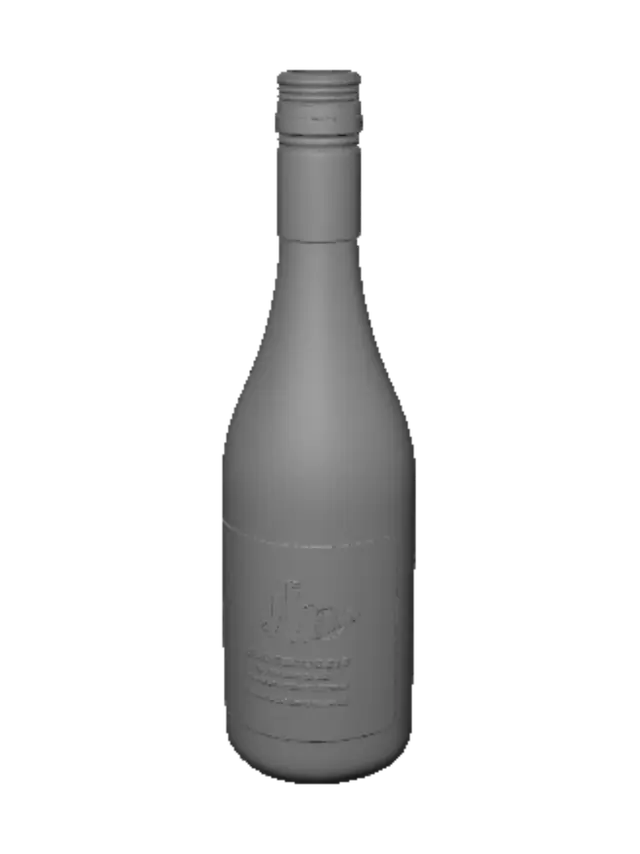 3D model for Fat Bastard Pinot Noir on a Kitchen Counter