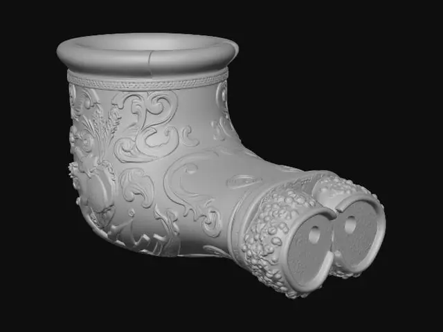 3D model for mittelalterliches Trinkhorn