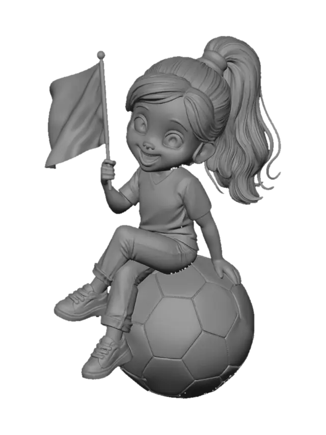 3D model for Colombian Flag Bearer