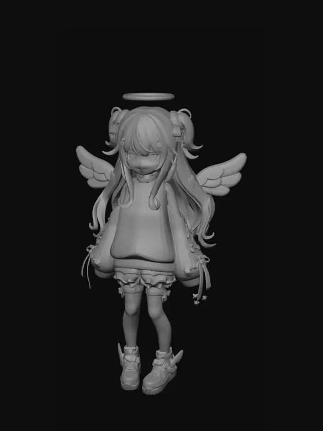 3D model for Lilac Angel Dreamscape