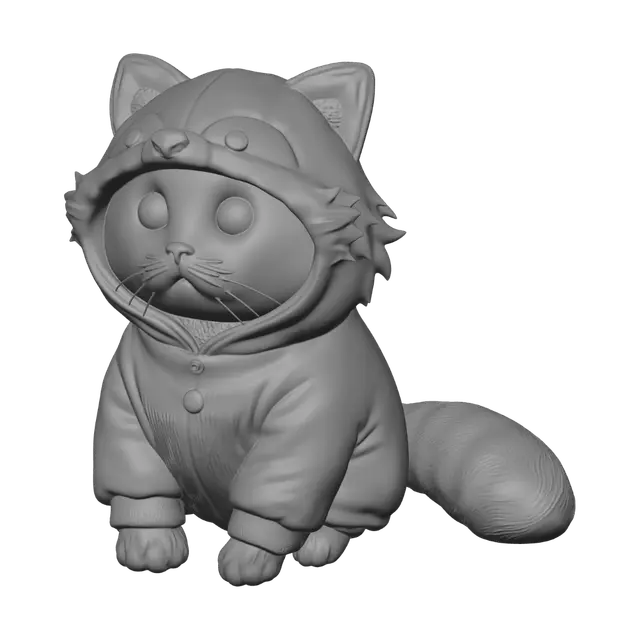 3D model for Foxy Kitten