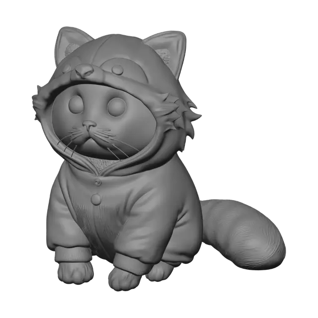 3D model for Foxy Kitten