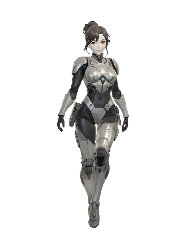 Astral Frontier 3D model, vytvořený pomocí AI