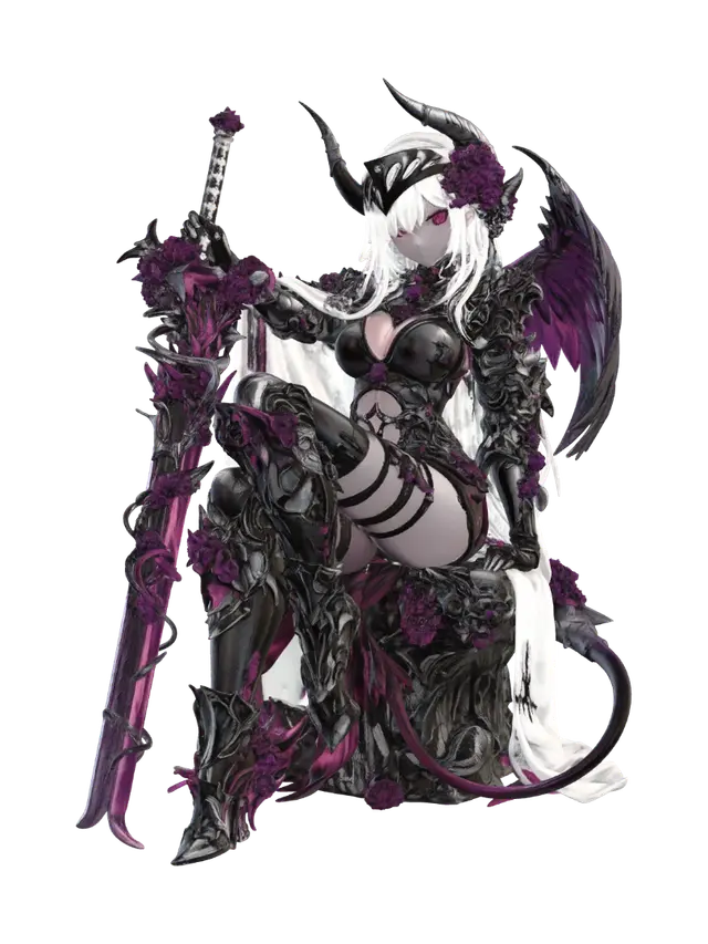 3D model for Abyssal Lilac Empress