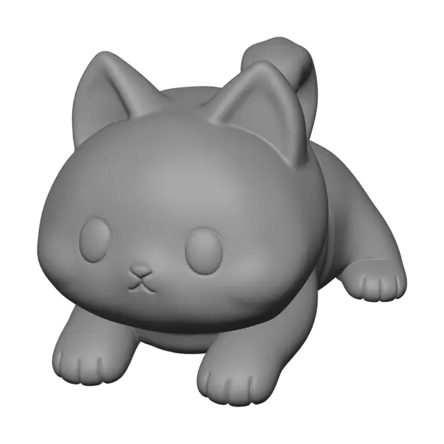 3D model for Peachy Paws Kitten