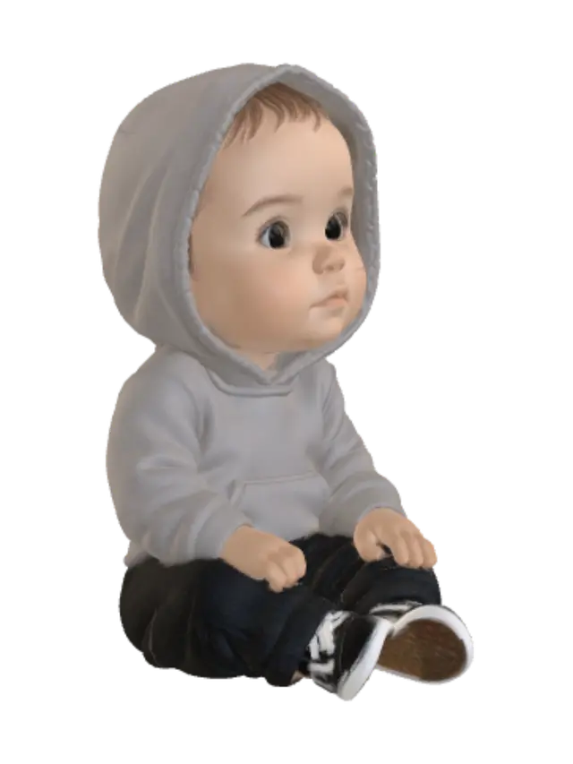 3D model for Cozy Hoodie Baby