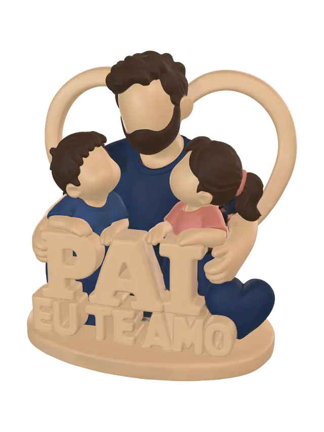 3D model for Pai, eu te amo