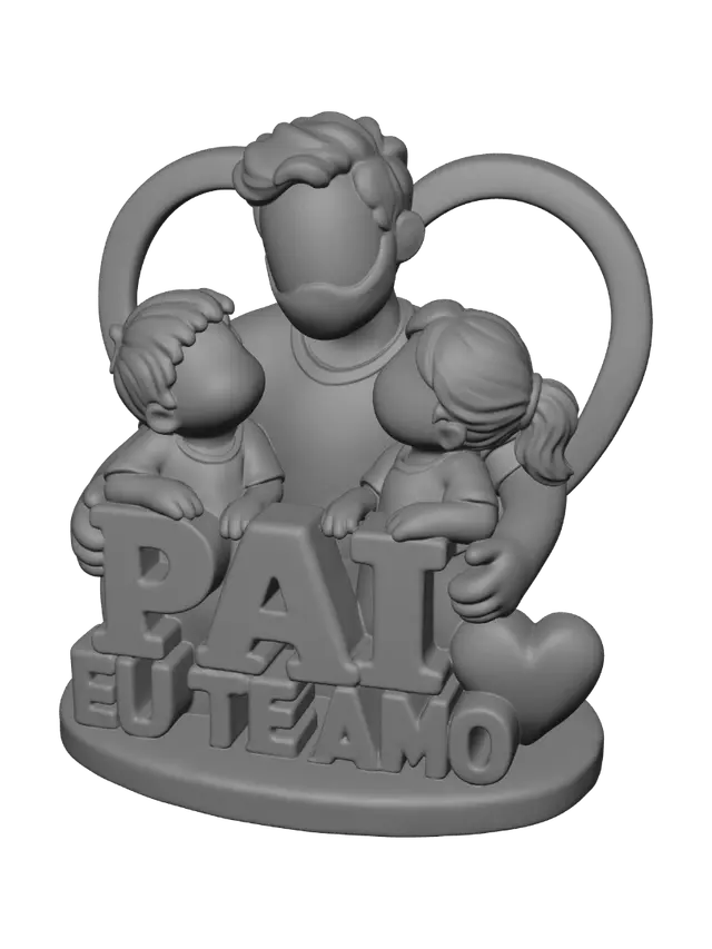 3D model for Pai, eu te amo