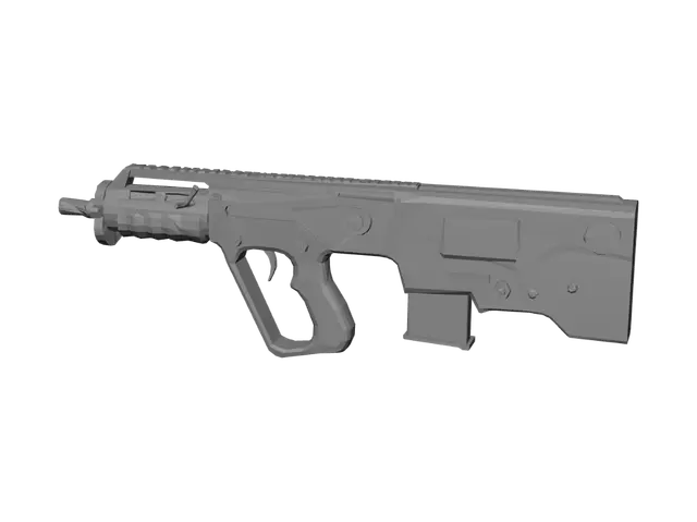 3D model for Desert Viper Carbine