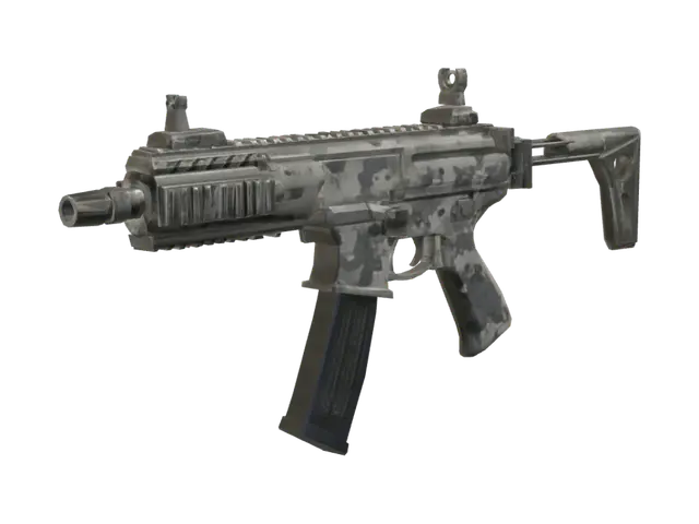 3D model for AR-Style Tactical Rifle with Folding Stock