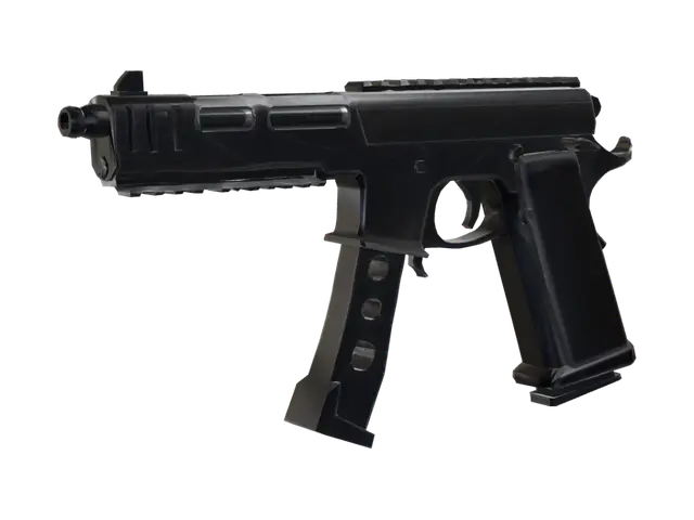 3D model for Blue Tactical Pistol