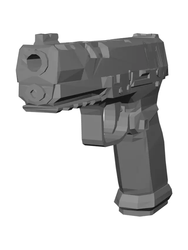 3D model for Gilded Shadow Pistol
