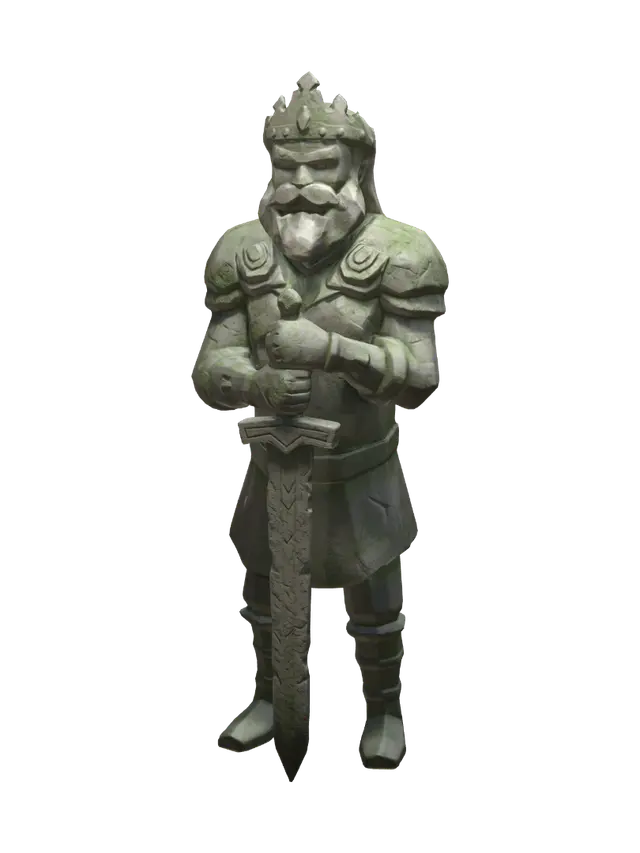 3D model for The Stone King