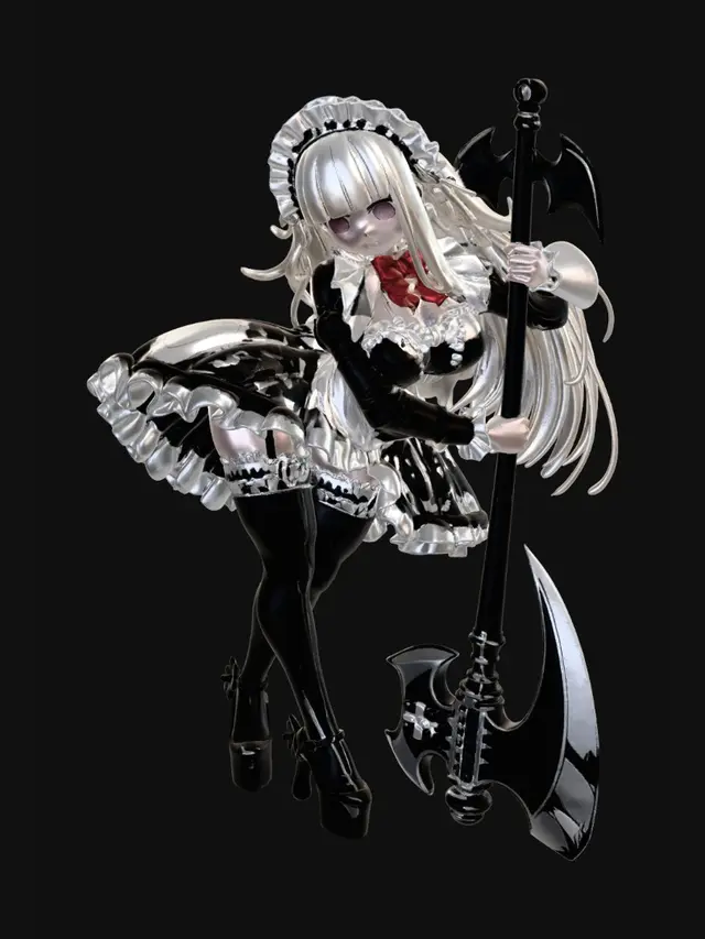 3D model for Gothic Maid Gear Blueprint