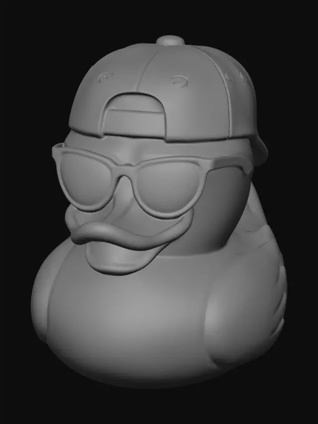 3D model for Duck, Duck, Jeep Sticker