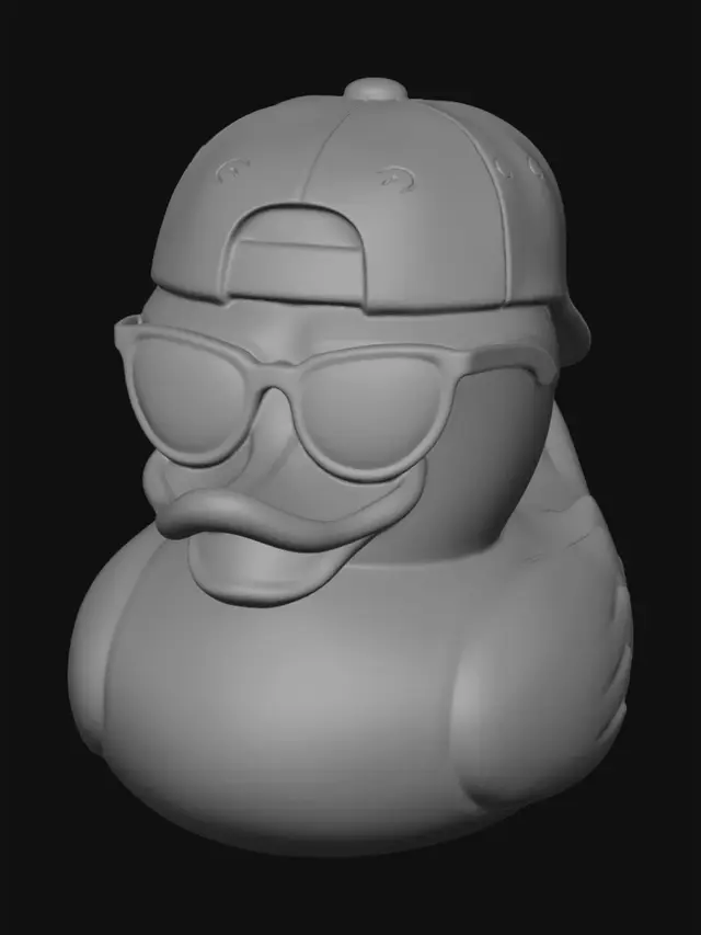 3D model for Duck, Duck, Jeep Sticker