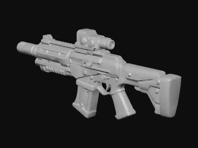 3D model for Crimson Nova Blaster