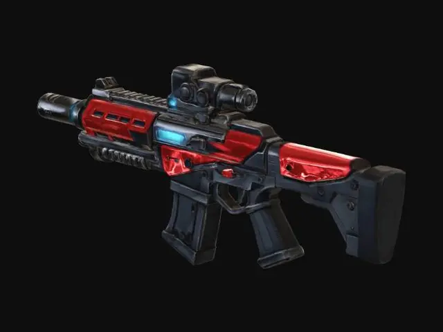 3D model for Crimson Nova Blaster