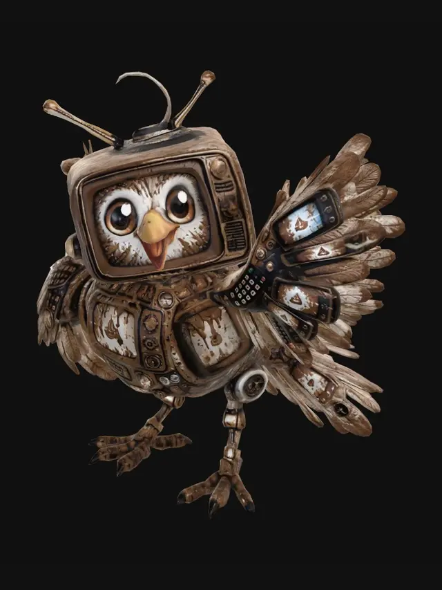 3D model for Pixelated Phoenix