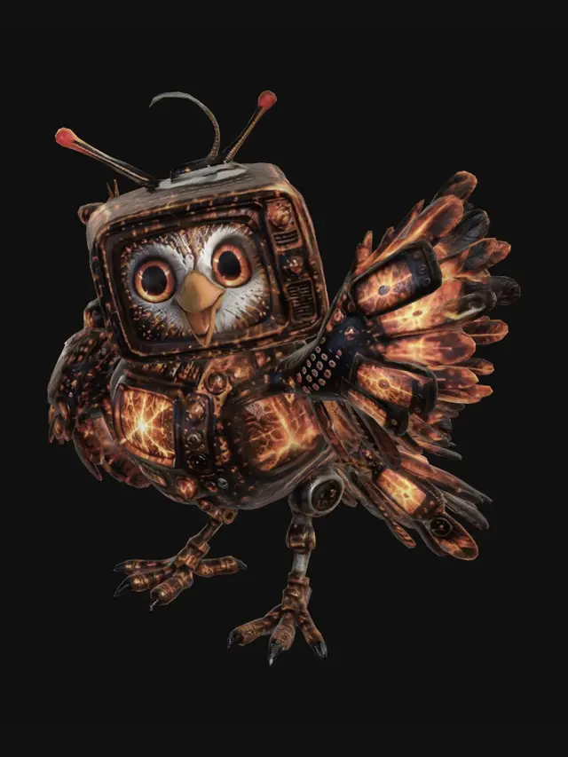 3D model for Pixelated Phoenix