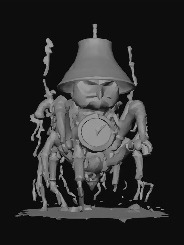 3D model for The Clockwork Owl of the Velvet Hour