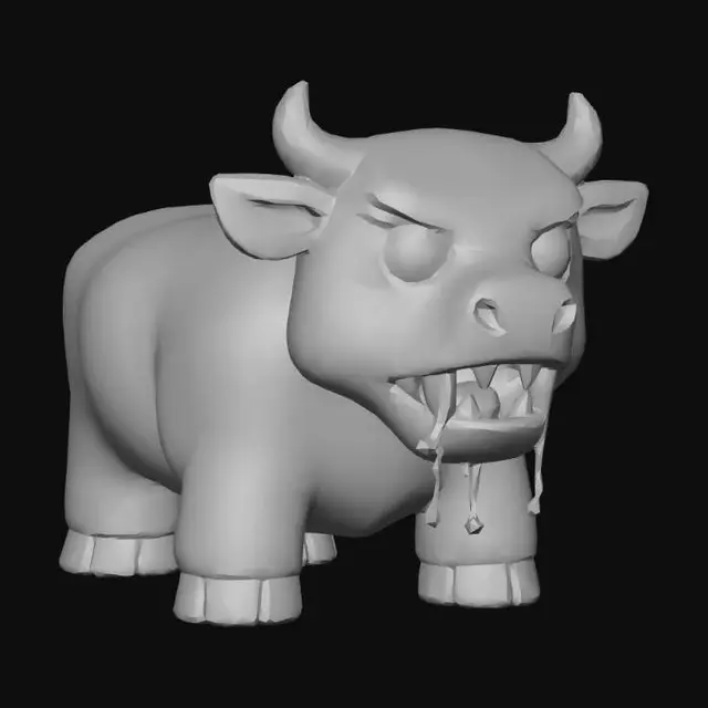 3D model for Infernal Bull