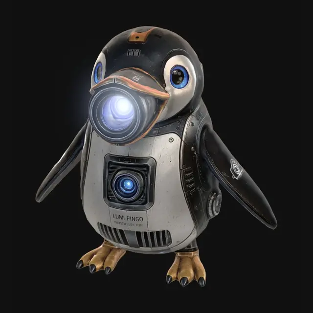 3D model for Lumi Pingo: The Projector Penguin