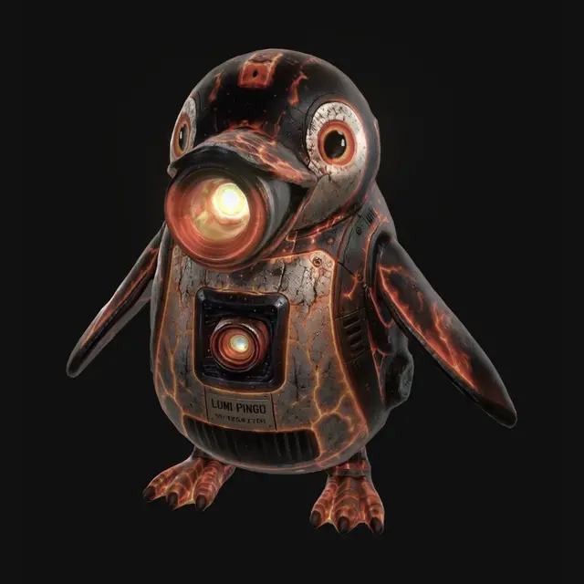 3D model for Lumi Pingo: The Projector Penguin