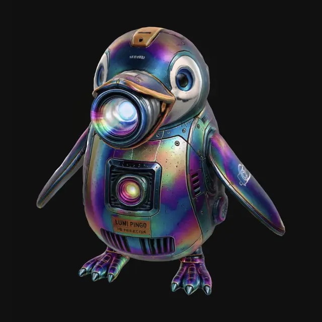 3D model for Lumi Pingo: The Projector Penguin