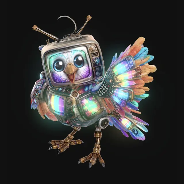 3D model for Pixelated Phoenix