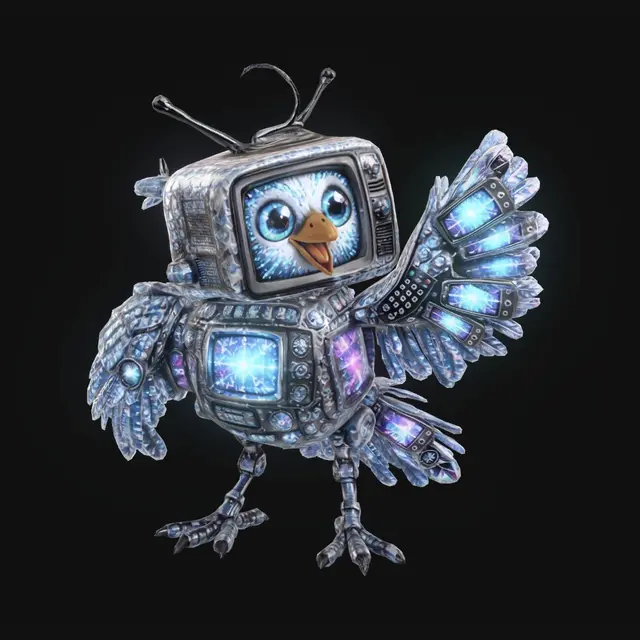 3D model for Pixelated Phoenix