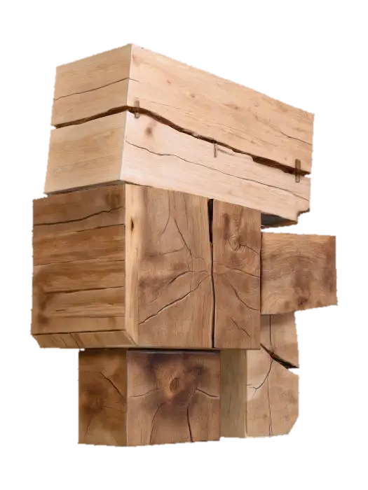 Wooden Structure Composition - Framework 的 AI 生成 3D 模型