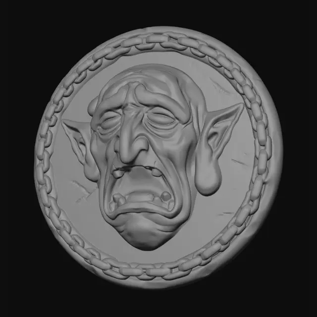 3D model for Verdant Weeping Wraith in Chains
