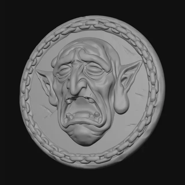 3D model for Verdant Weeping Wraith in Chains