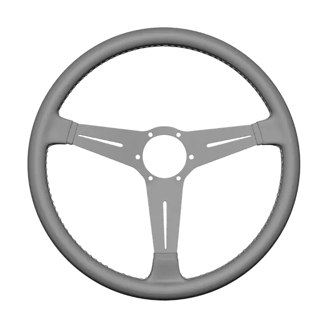 3D model for Three-Spoke Racing Steering Wheel