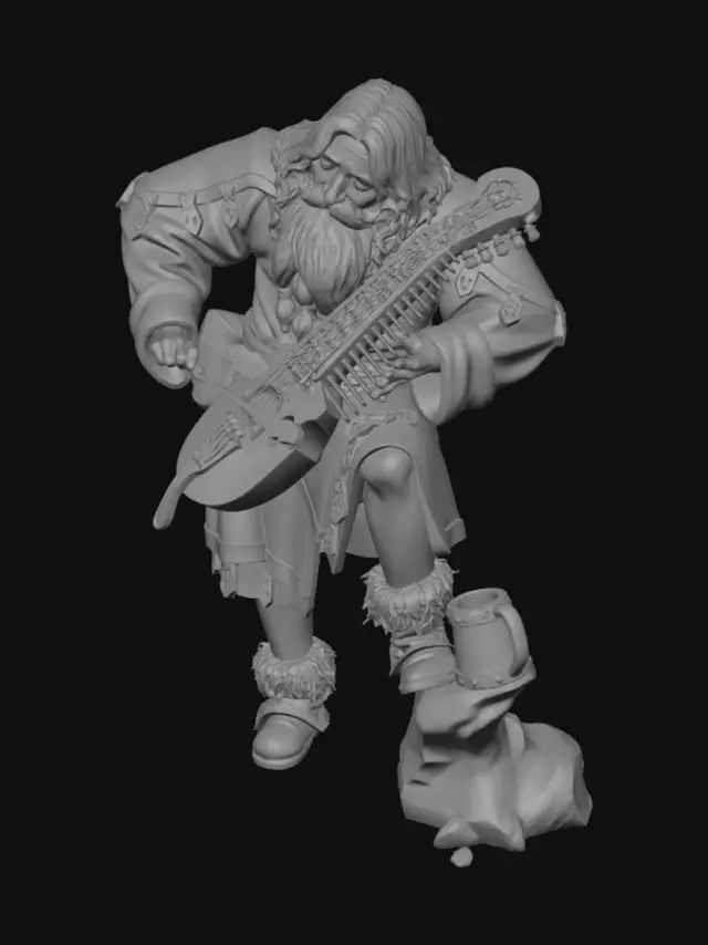 3D model for Mountain Minstrel