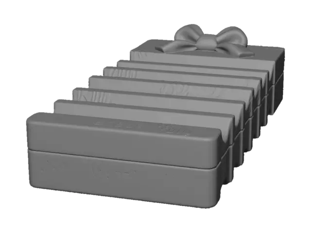 3D model for Pleated Pink Ribbon Soap