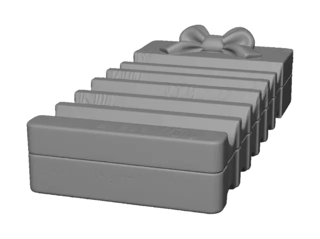 3D model for Pleated Pink Ribbon Soap