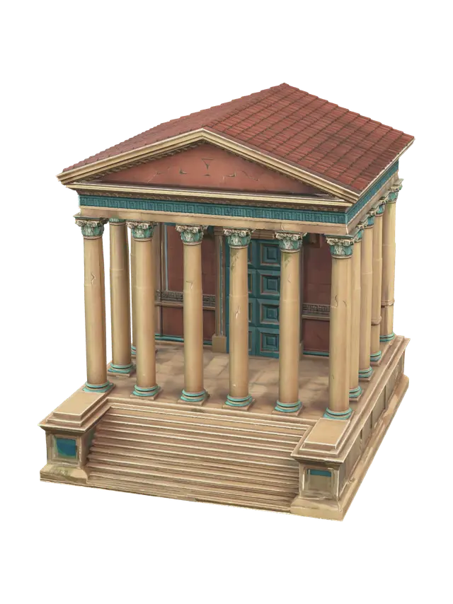 3D model for Weathered Historicalbuilding