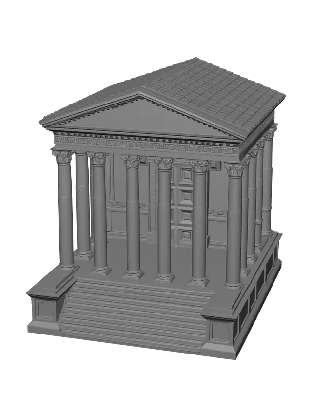 3D model for Weathered Historicalbuilding
