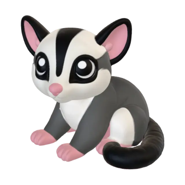3D model for Sugar Glider Cub