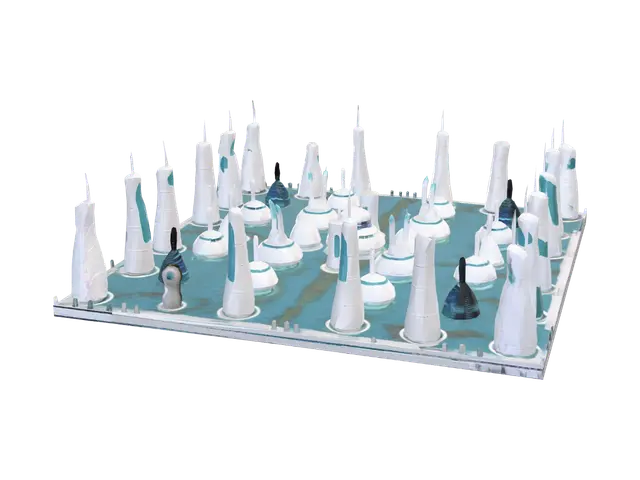 3D model for Dusk Over the Spire City